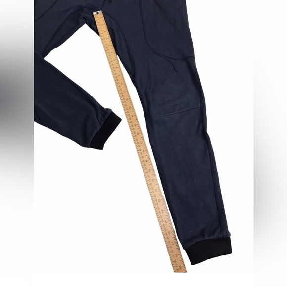 BYLT Premium Jogger Men M Blue Black Trim Drawstring Sweatpants Active Pockets - Picture 6 of 14